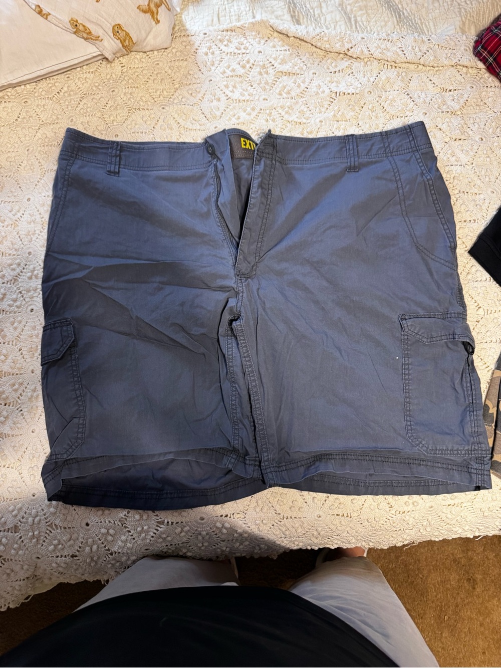 Lee Men's Cargo Shorts in Slate Gray